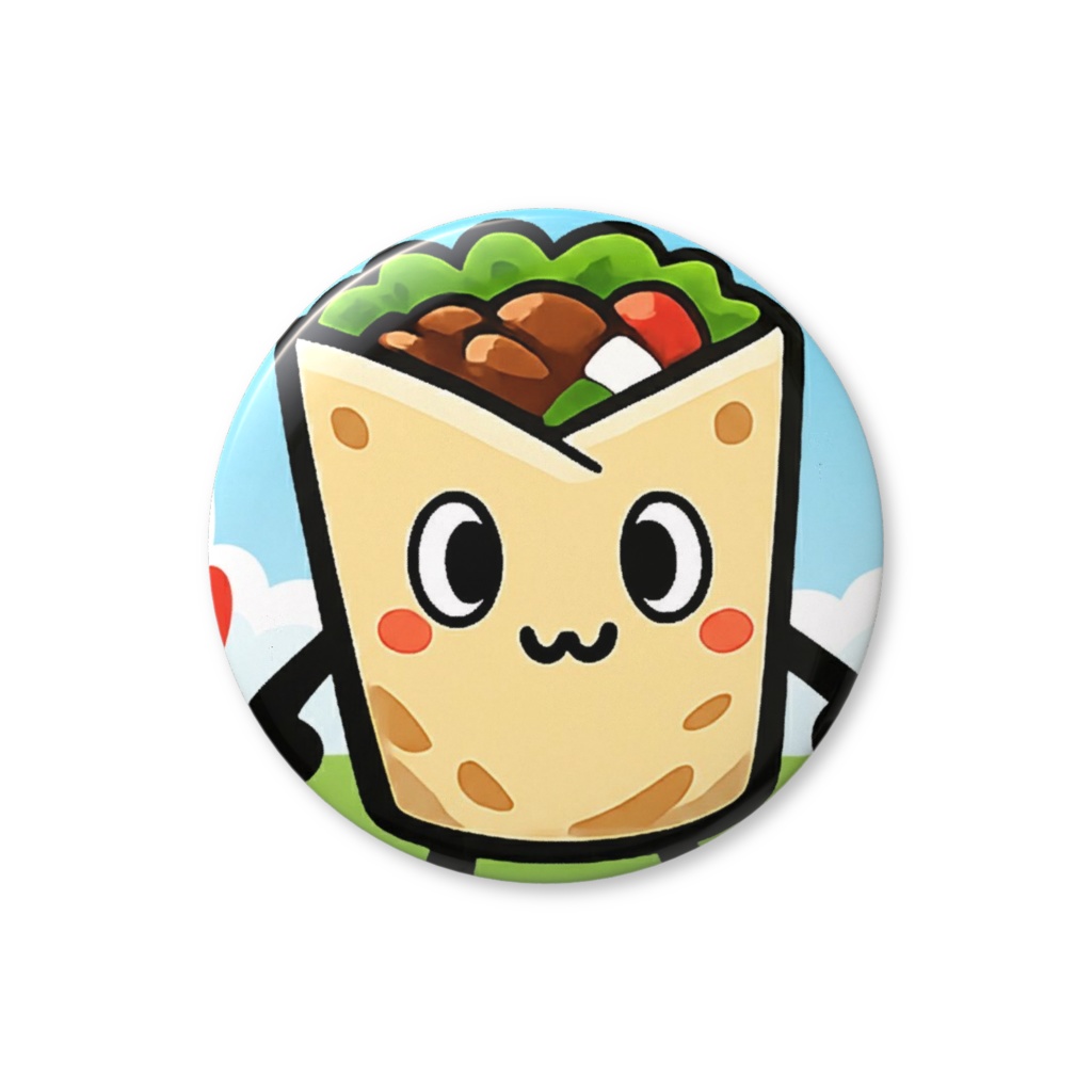 吟冥帝国物語ーケバブ君缶バッチー