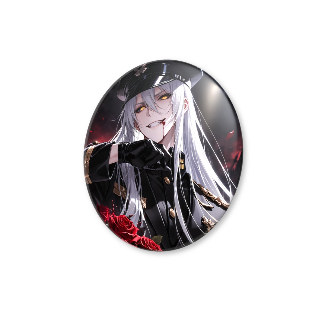 【吟冥帝国】水無月大佐 缶バッチ