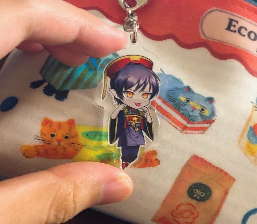 加密列くんアクリルキーホルダー