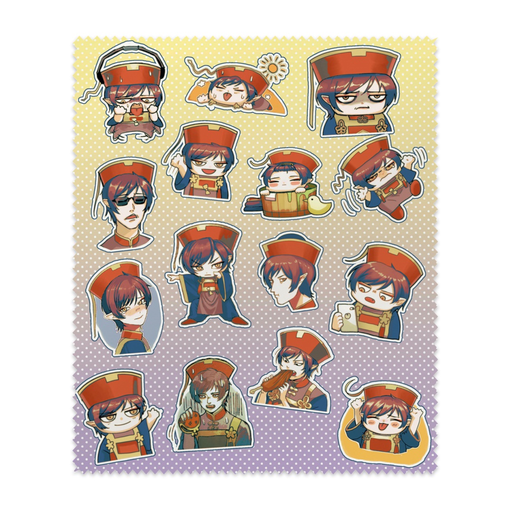 加密列くん眼鏡拭き