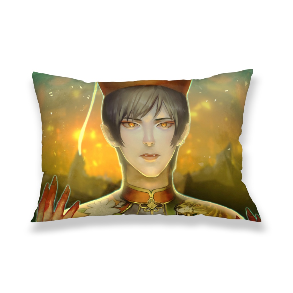 加密列くん枕カバー