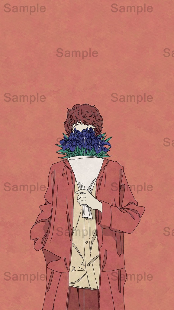 【DL】 カキツバタ/花束シリーズ