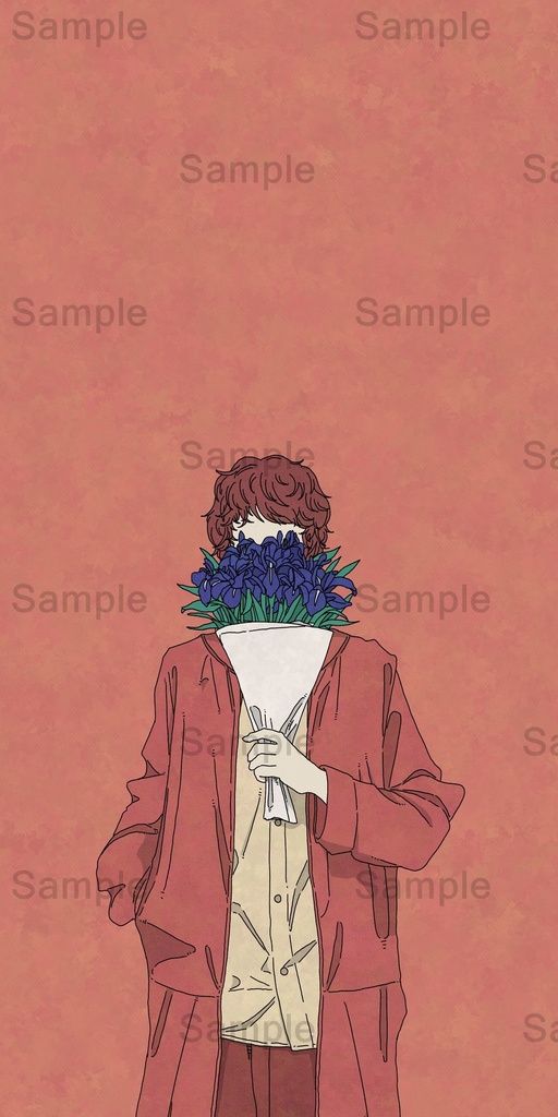 【DL】 カキツバタ/花束シリーズ