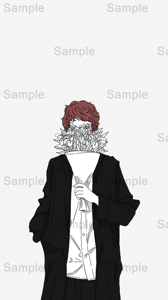 【DL】 カキツバタ/花束シリーズ