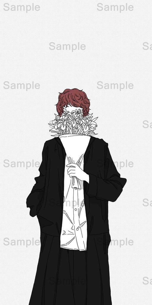 【DL】 カキツバタ/花束シリーズ