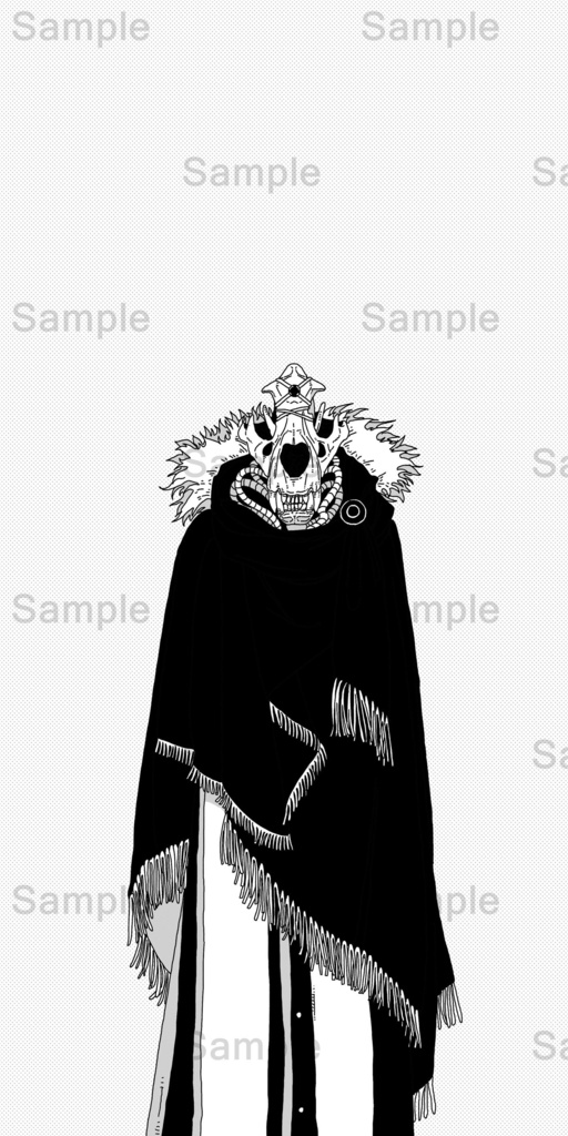 【DL】 ライオン/骨格シリーズ