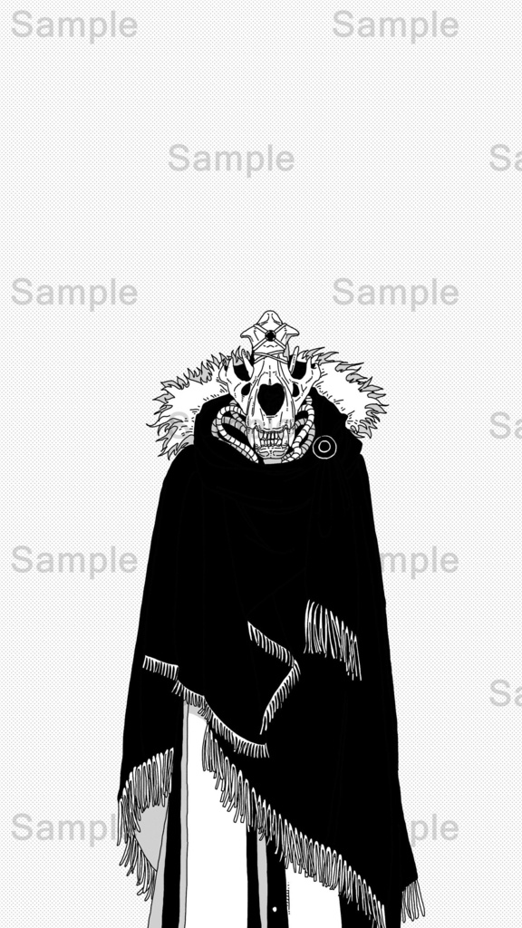 【DL】 ライオン/骨格シリーズ