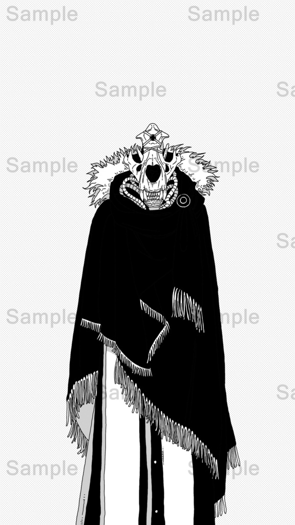 【DL】 ライオン/骨格シリーズ