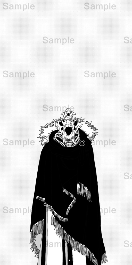 【DL】 ライオン/骨格シリーズ