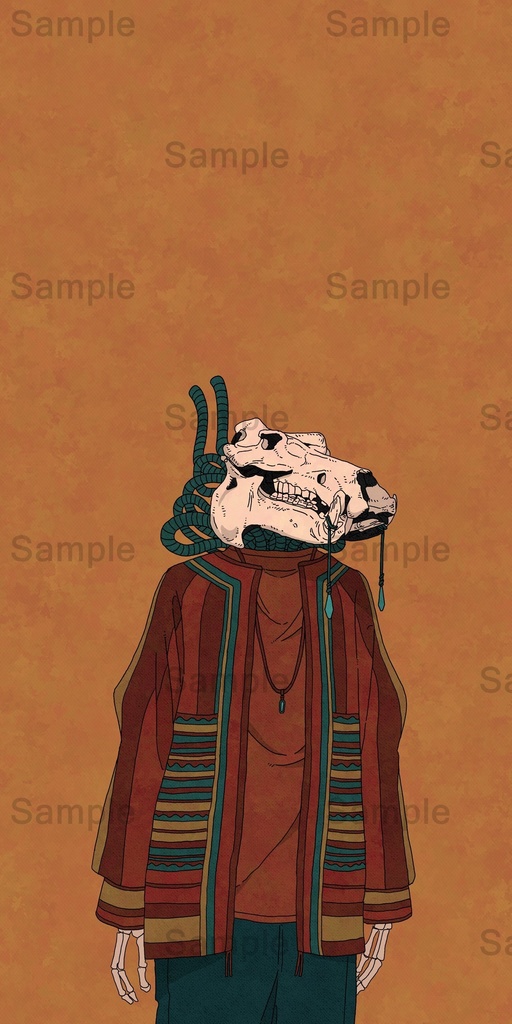 【DL】 カバ/骨格シリーズ