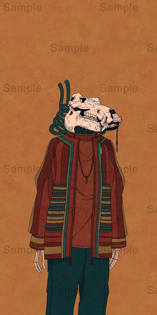 【DL】 カバ/骨格シリーズ