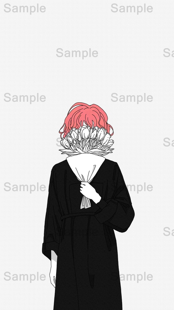 【DL】 チューリップ/花束シリーズ