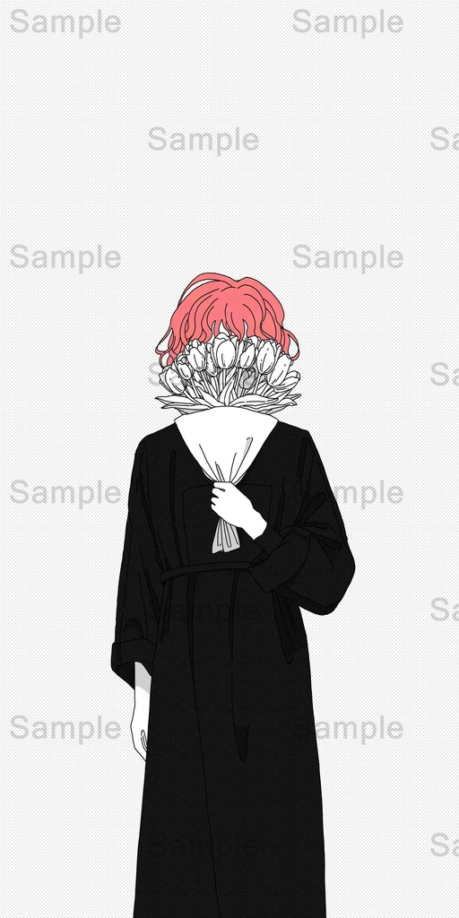 【DL】 チューリップ/花束シリーズ