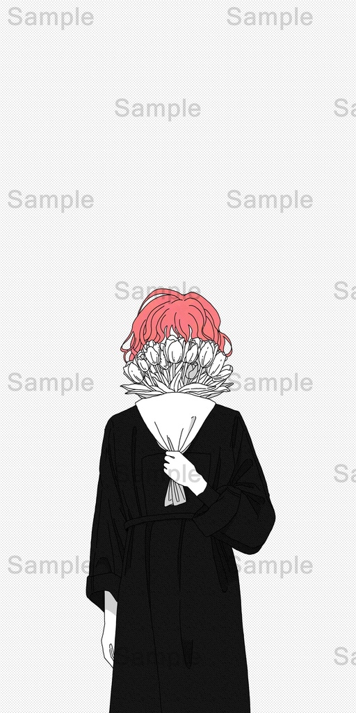 【DL】 チューリップ/花束シリーズ