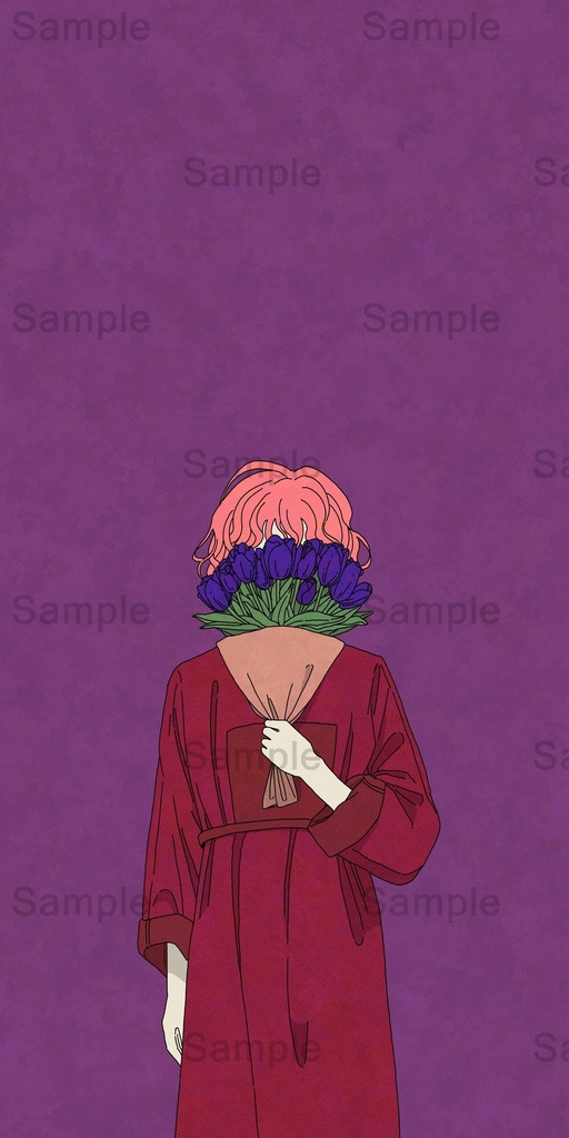 【DL】 チューリップ/花束シリーズ