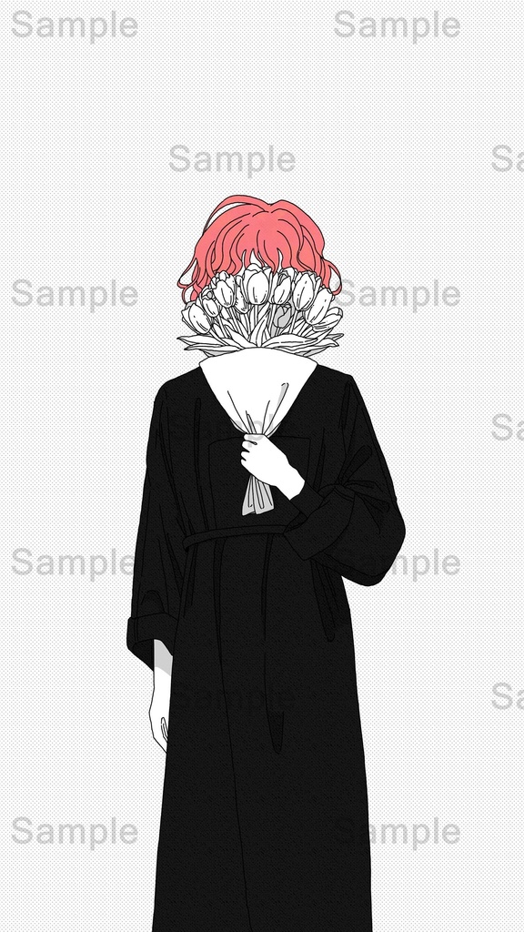 【DL】 チューリップ/花束シリーズ