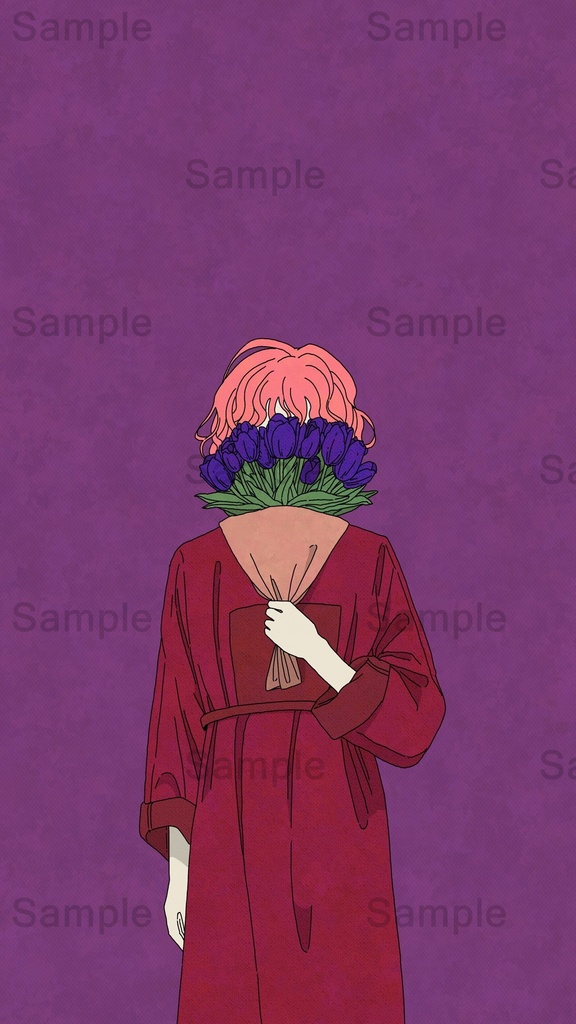 【DL】 チューリップ/花束シリーズ