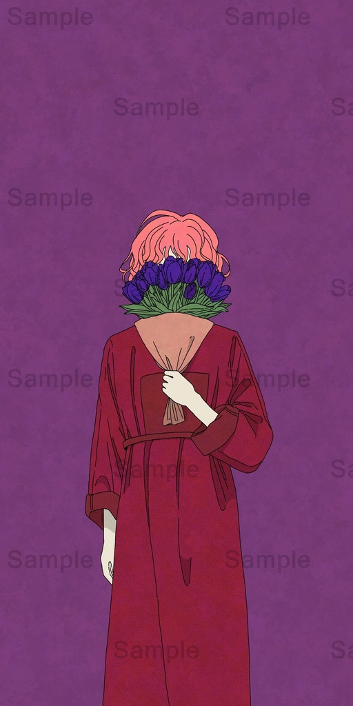 【DL】 チューリップ/花束シリーズ