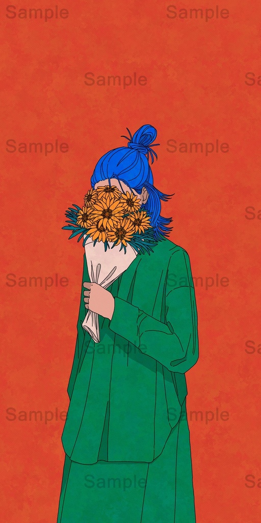 【DL】 ガザニア/花束シリーズ