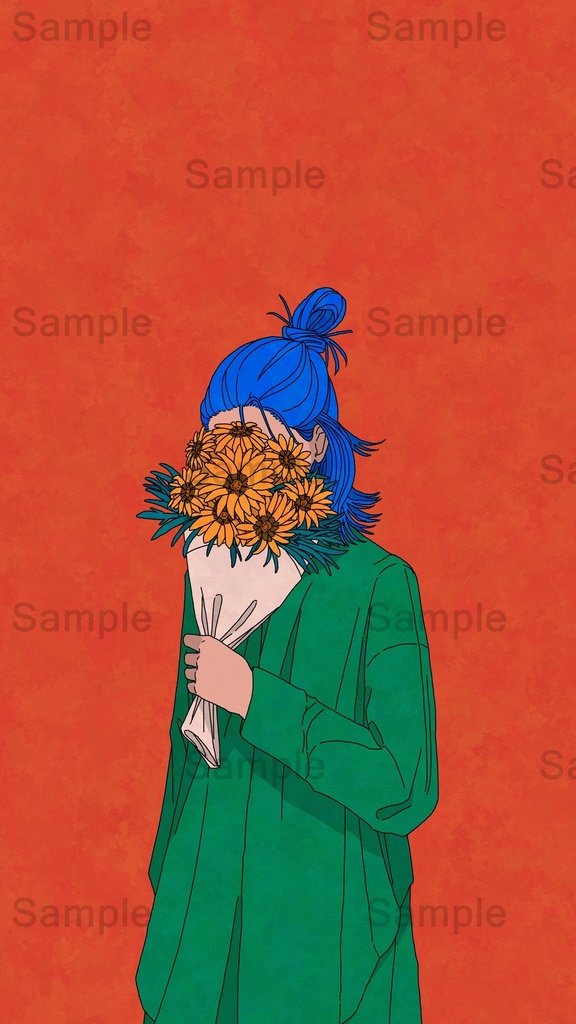 【DL】 ガザニア/花束シリーズ