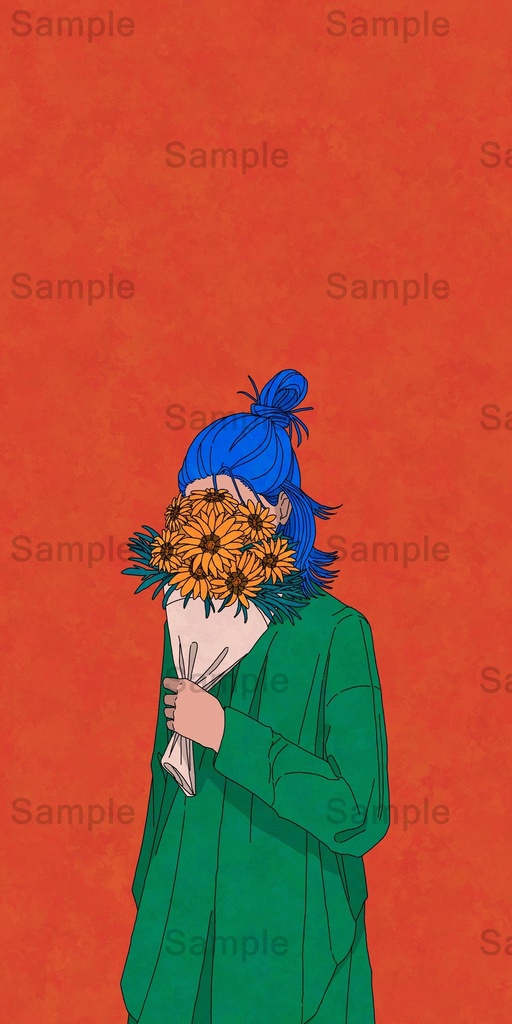 【DL】 ガザニア/花束シリーズ