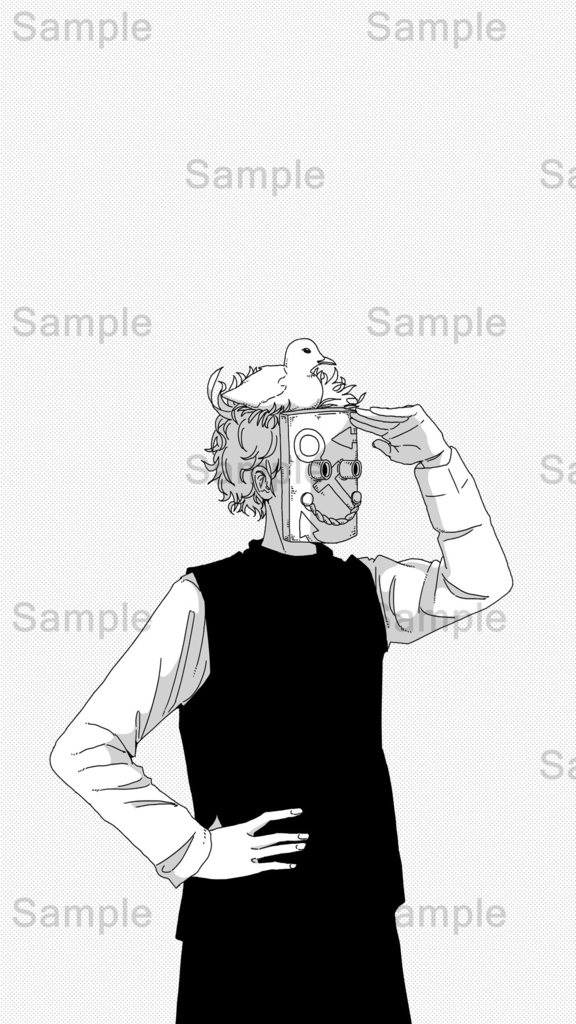 【DL】碇模様の仮面 /仮面シリーズ