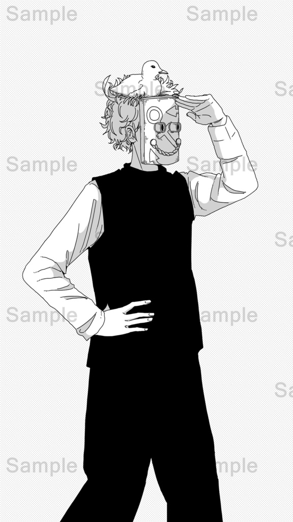 【DL】碇模様の仮面 /仮面シリーズ