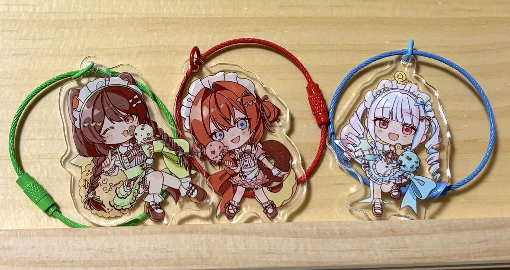 さんばか アクリルキーホルダー