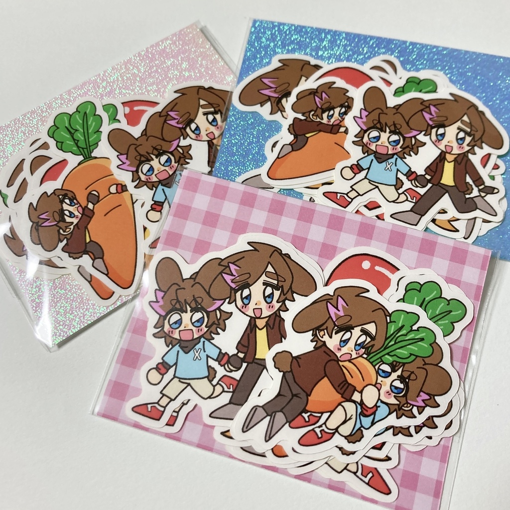 うさ安城兄弟 フレークシール