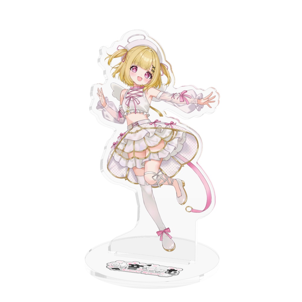 叶音にゃむ新モデル💓アクリルフィギュア【天使ver】