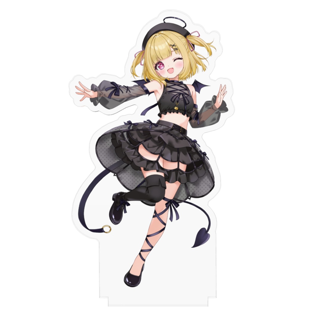 叶音にゃむ新モデル💓アクリルフィギュア【小悪魔ver】