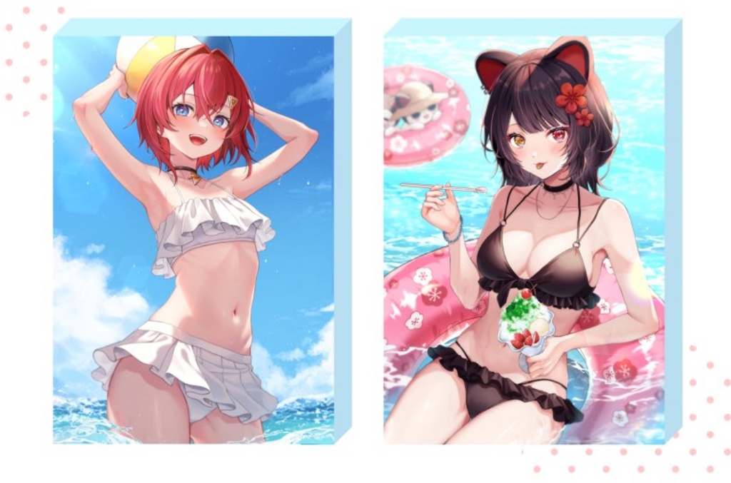 水着アクリルブロック