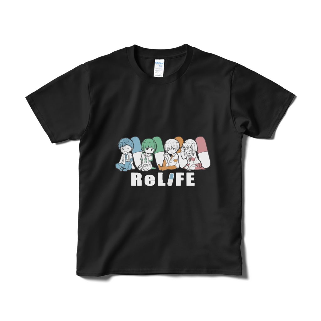 【ReLIFE】Tシャツ_カプセルキャラ4