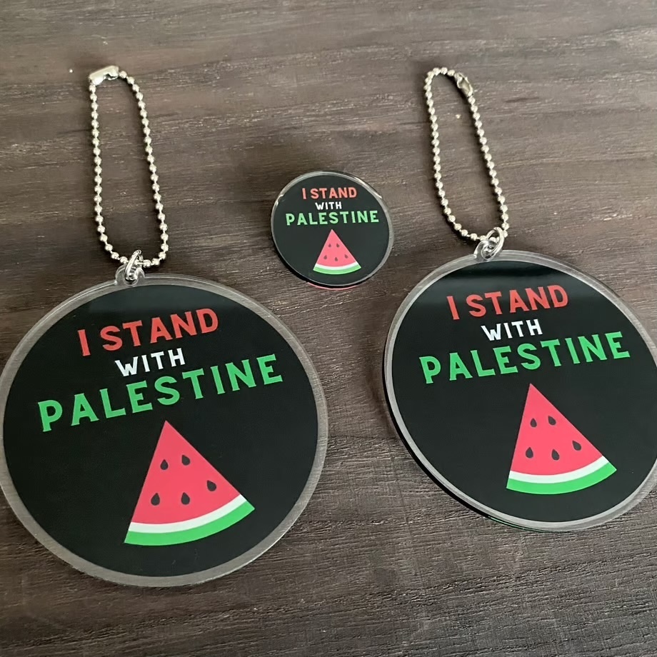 パレスチナ支援寄付付き アクリルキーホルダー