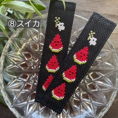 パレスチナ支援 寄付付き クロスステッチのしおり&ポストカード