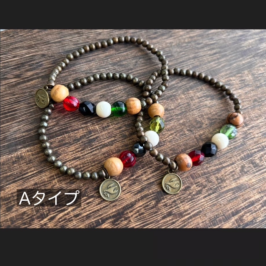 パレスチナ支援寄付付き ビーズブレスレット