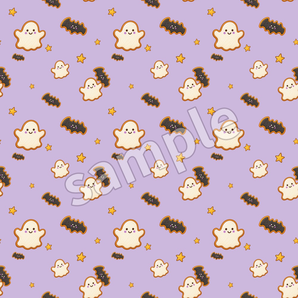 【商用利用OK】ハロウィン柄デジタルペーパー10枚セット|レトロかわいい手描き風・シームレス・高解像度PNG