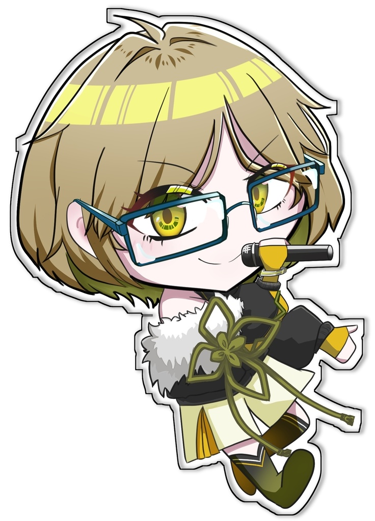 歌い手の瑞菜　SDキャラアクリルキーホルダー