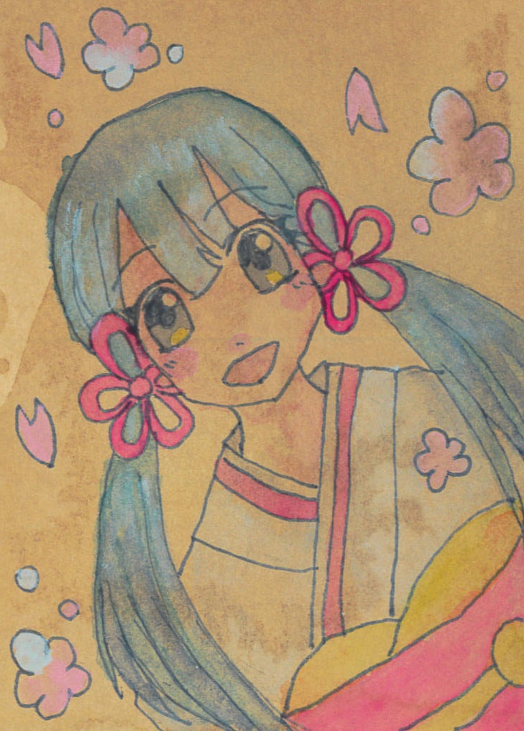 ミニ原画つくよみちゃん