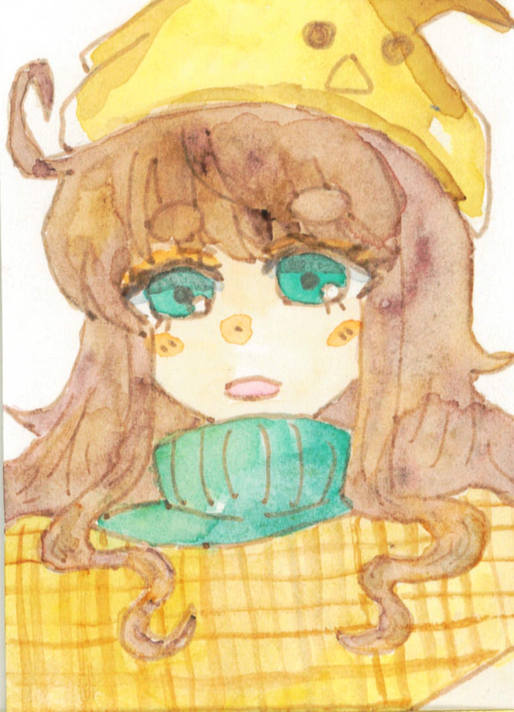 ATCカードサイズ原画　栗田まろん