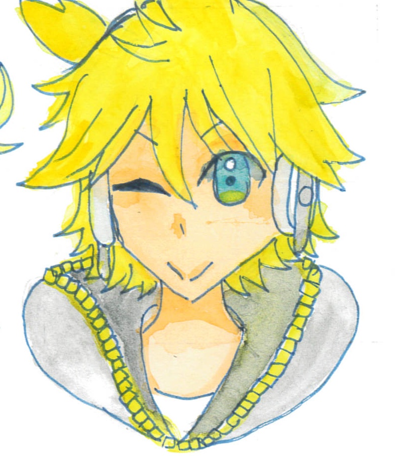 ミニ原画鏡音連絡