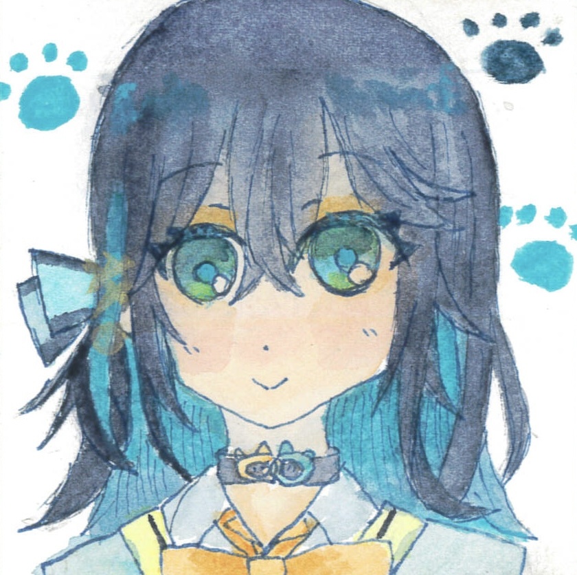 豆色紙サイズ原画　宮舞モカ