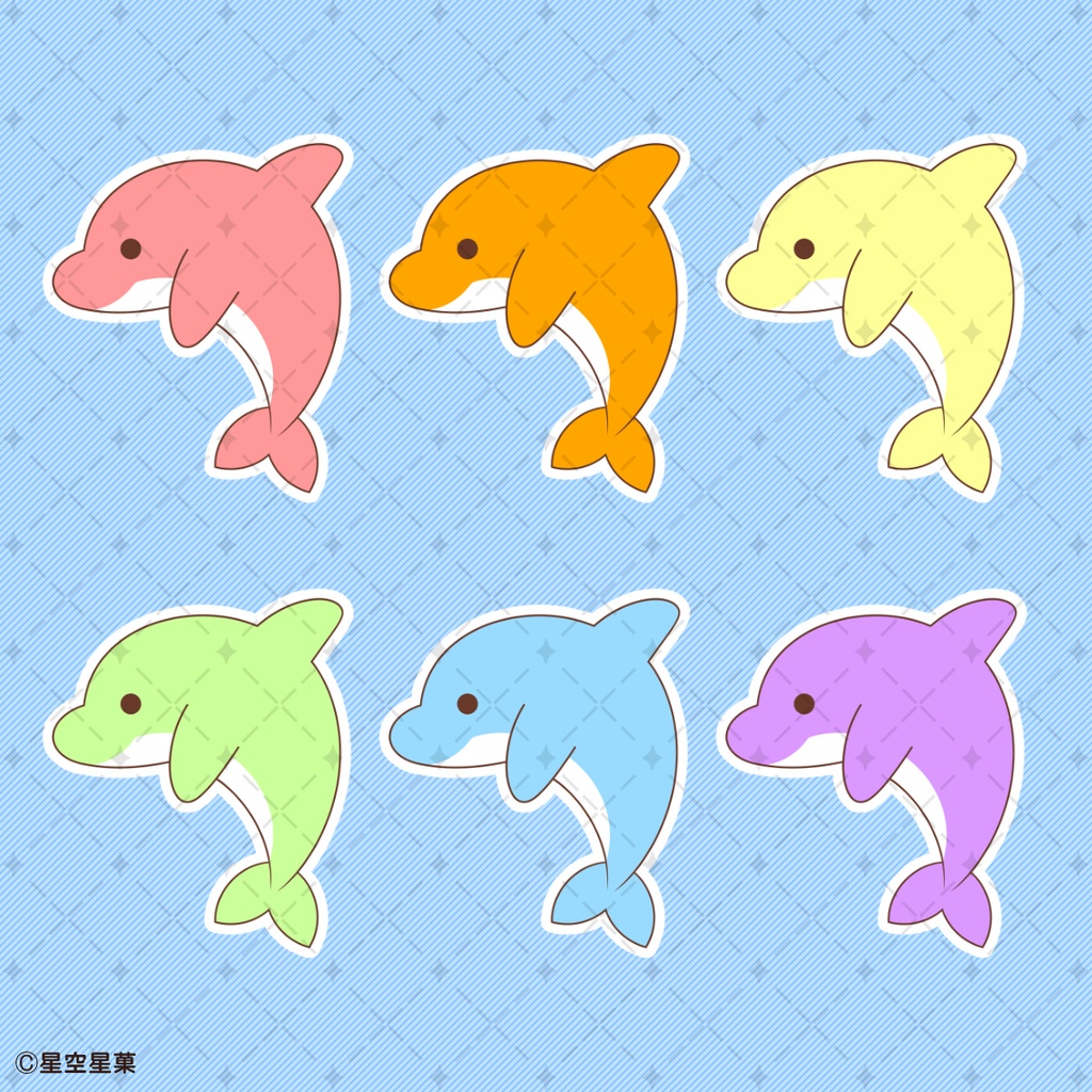 【イラスト素材集】うみのいきもの