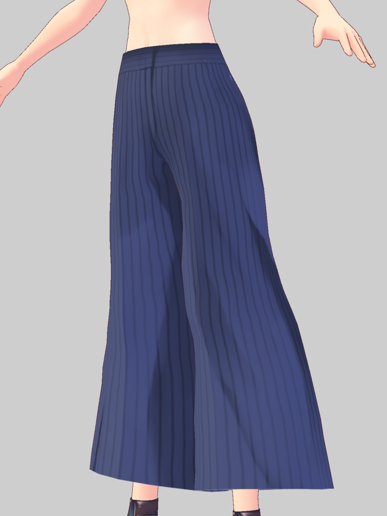 【For VRoid1.0】【無料版あり】サッカー生地ガウチョ/Gaucho Pants