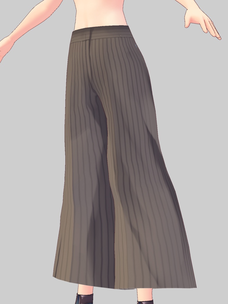 【For VRoid1.0】【無料版あり】サッカー生地ガウチョ/Gaucho Pants