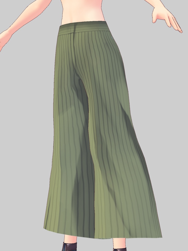 【For VRoid1.0】【無料版あり】サッカー生地ガウチョ/Gaucho Pants