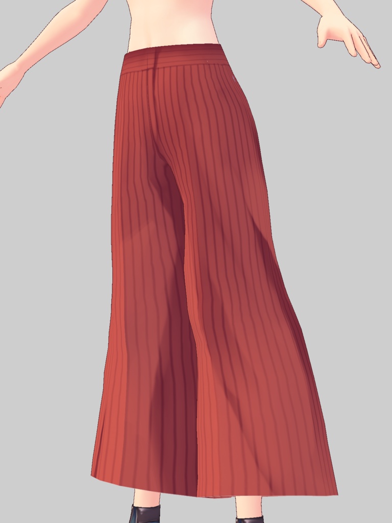 【For VRoid1.0】【無料版あり】サッカー生地ガウチョ/Gaucho Pants