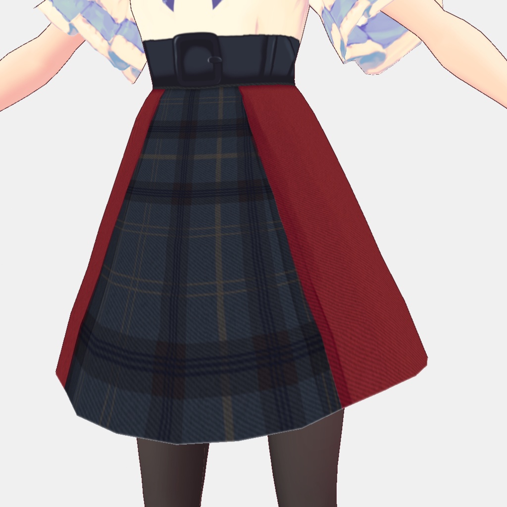 【For VRoid1.0】【無料版あり】Saku*saku ボックスプリーツスカート/Box Pleat Skirt