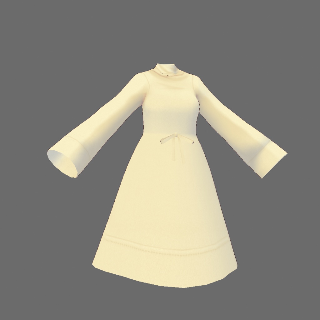 【For VRoid1.0】Saku*saku タートルネックワンピース/Turtleneack Dress