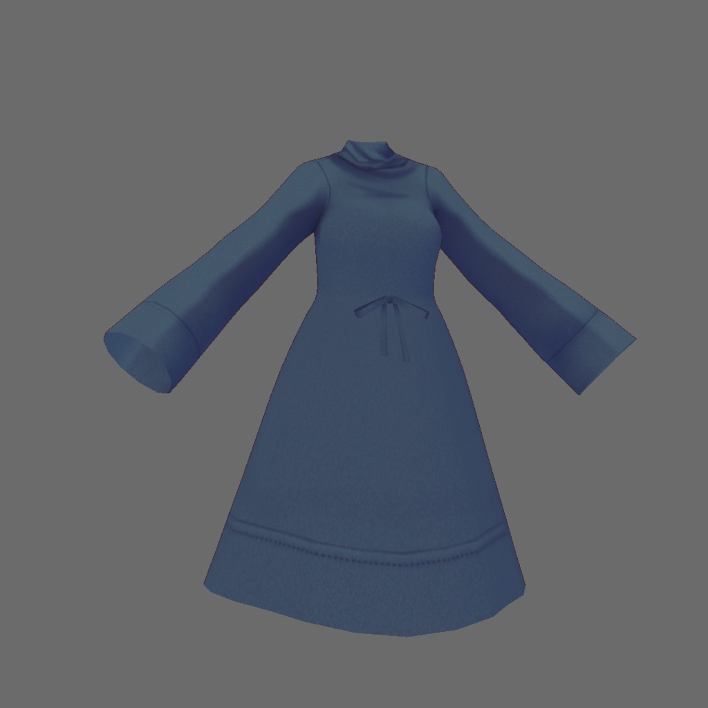 【For VRoid1.0】Saku*saku タートルネックワンピース/Turtleneack Dress